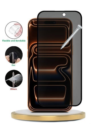 2 Pack Privacy Screen Protector for iPhone 17 Pro Max,[30° Anti-Spy][9H Hardness][Anti Scratch][Bubble Free] Tempered Screen Protector for iPhone 17 Pro Max 6.9-Inch 2025 (Boxed, 2PCS) - view 4